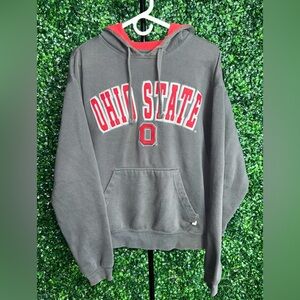 Ohio State Buckeyes Varsity Authentic Apparel Gray Hoodie